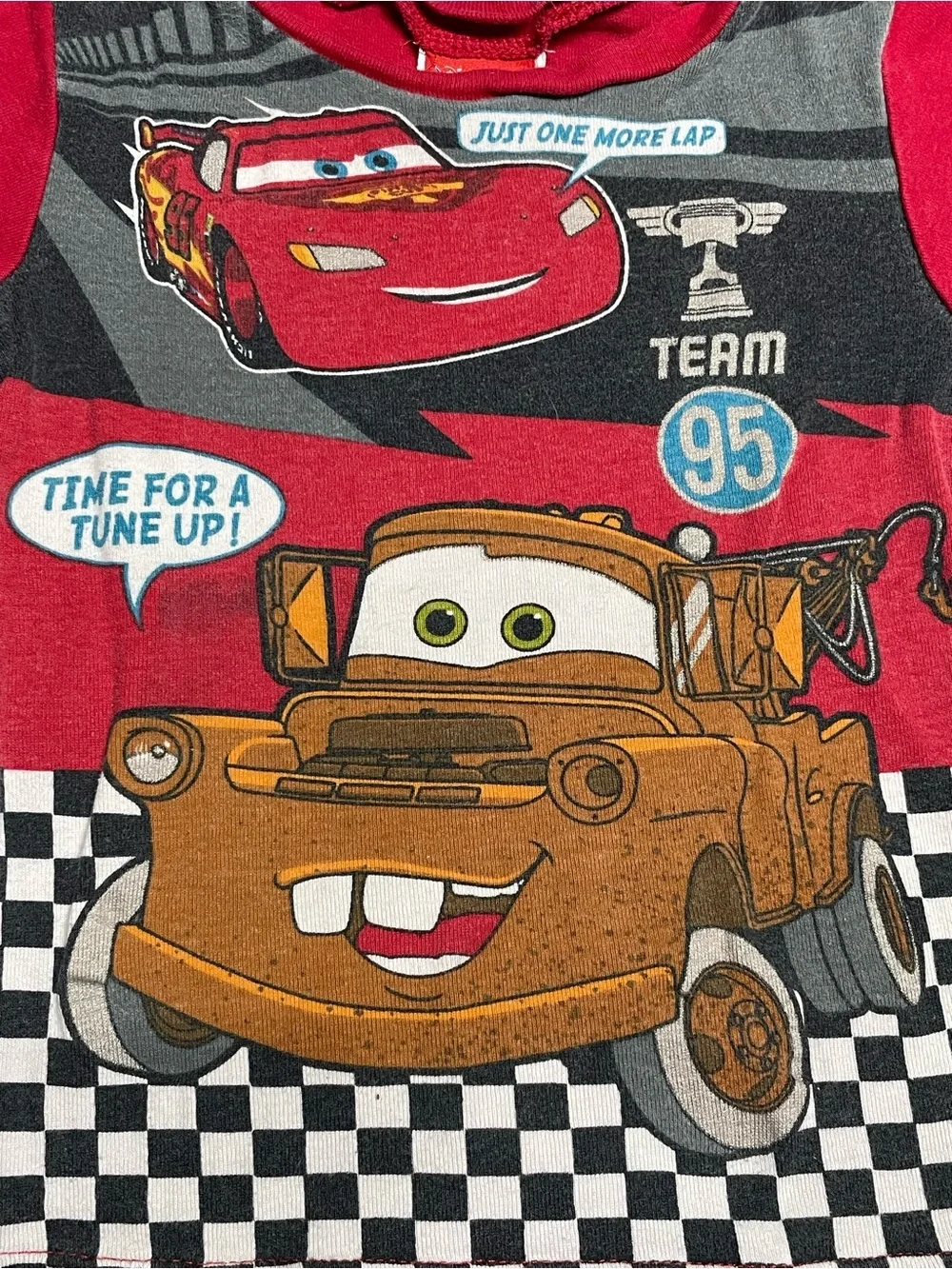 Toddler 5T Disney Pixar Cars Tow Mater pJ Top Pajama Shirt Excellent Condition